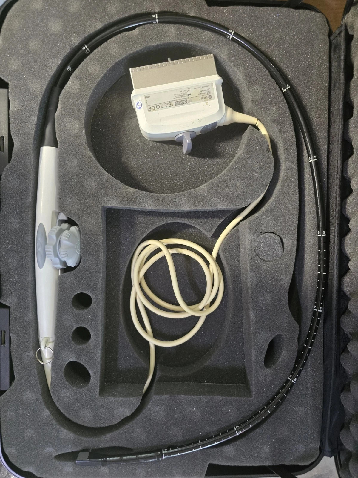 GE 6VT-D ENDOSCOPE ULTRASOUND TRANSDUCER PROBE 2014 KN100110 FOR PARTS GE 6VT-D ENDOSCOPE ULTRASOUND TRANSDUCER PROBE 2014 KN100110 FOR PARTS