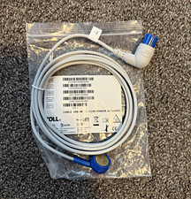 ZOLL AccuVent Flow Sensor Cable Assembly 3-Pin 1-Lead MPN 9500-000663 picture