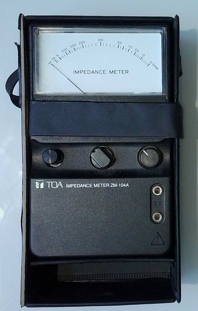 TOA Corporation ZM-104A Impedance Meter