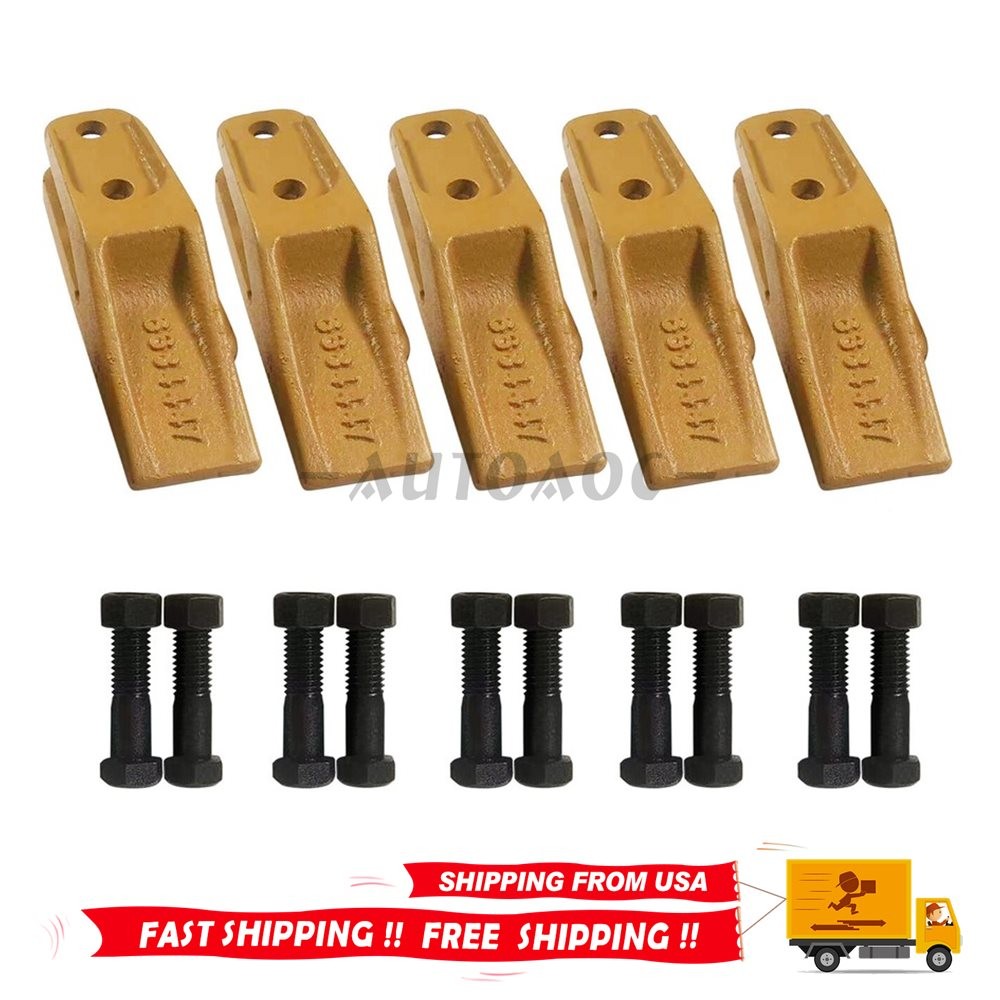 6684447 Skid Steer Bucket Unitooth Trenching Bucket Teeth with 10x Bolts & Nuts 6684447 Skid Steer Bucket Unitooth Trenching Bucket Teeth with 10x Bolts & Nuts