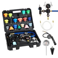 VEVOR Radiator Pressure Tester & Coolant Vacuum Refill Kit 47Pcs Universal Fit picture