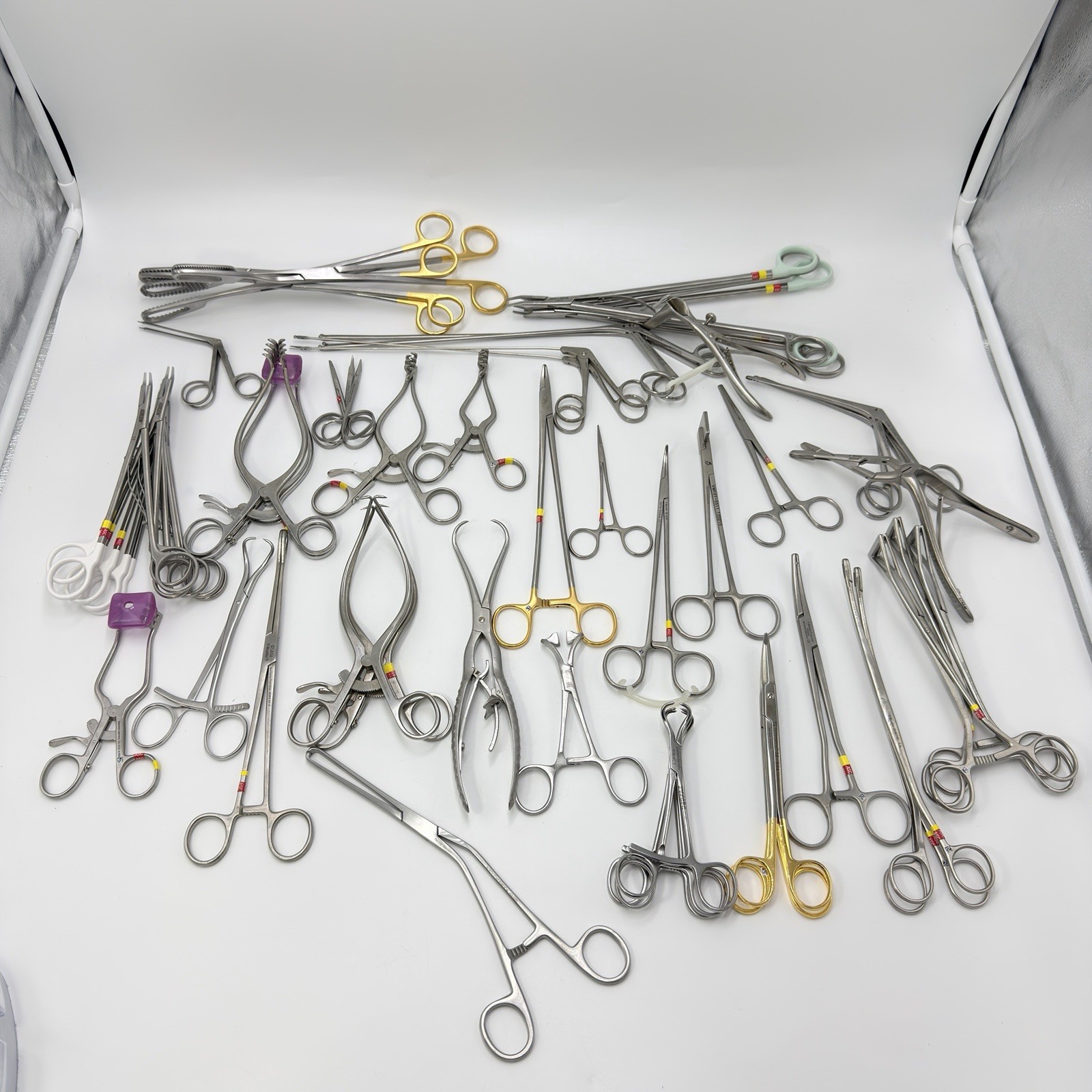 58 Pc Surgical Instrument Lot V Mueller Pilling Synthes Storz Forceps Retractors 58 Pc Surgical Instrument Lot V Mueller Pilling Synthes Storz Forceps Retractors