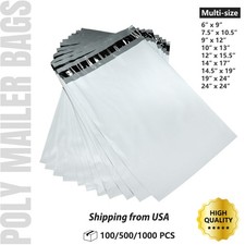 12x15.5 14x17 14.5x19 24x24 Poly Mailers Shipping Envelopes Self Sealing Bags picture