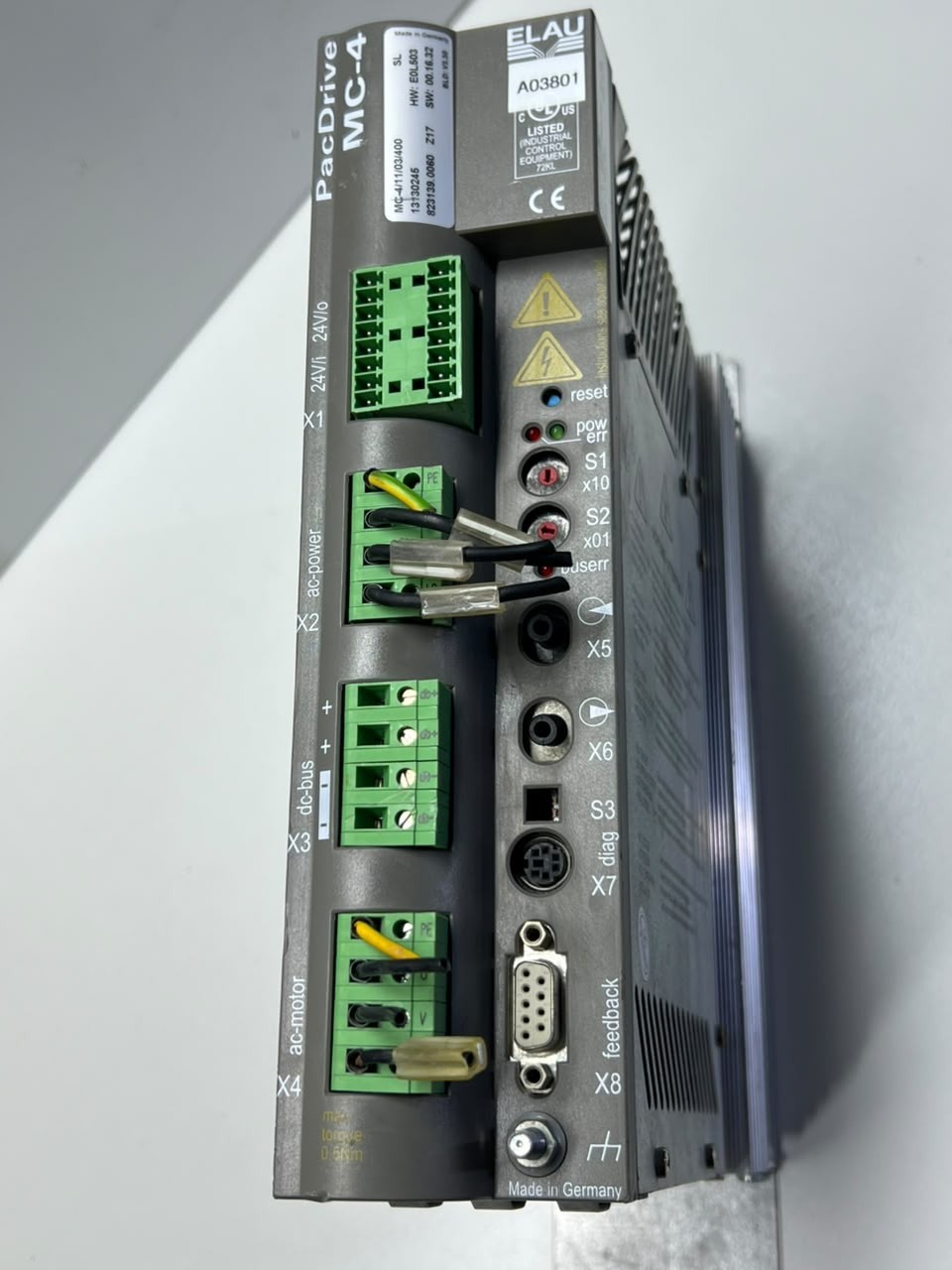 Schneider Electric Elau PacDrive MC-4/11/03/400 13130245 Servo Drive Used 