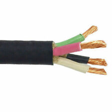 100' 12/4 SOOW Portable Power Cable Flexible CPE Jacket Black 600V picture