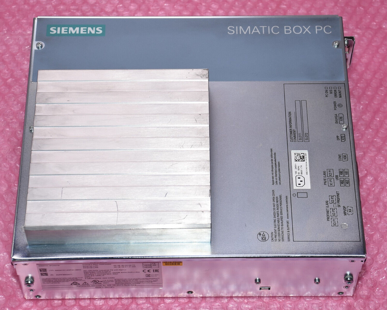 Siemens Simatic / 6AG4131-2HP20-0BX0 / IPC627D / XEON E3-1268Lv3 / with SSD only