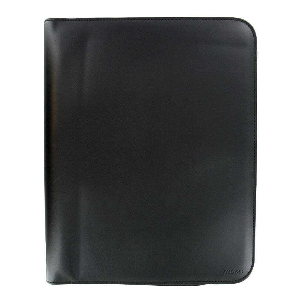 Filofax Quality Metropol A4 Zipped Folio with Rings in Classic Black Colour Filofax Quality Metropol A4 Zipped Folio with Rings in Classic Black Colour