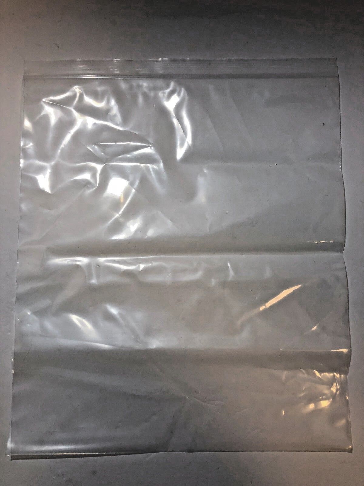 12 x 14 inch 4 Mil Clear Plastic Resealable Reclosable Zip Zipper Seal Top Bag