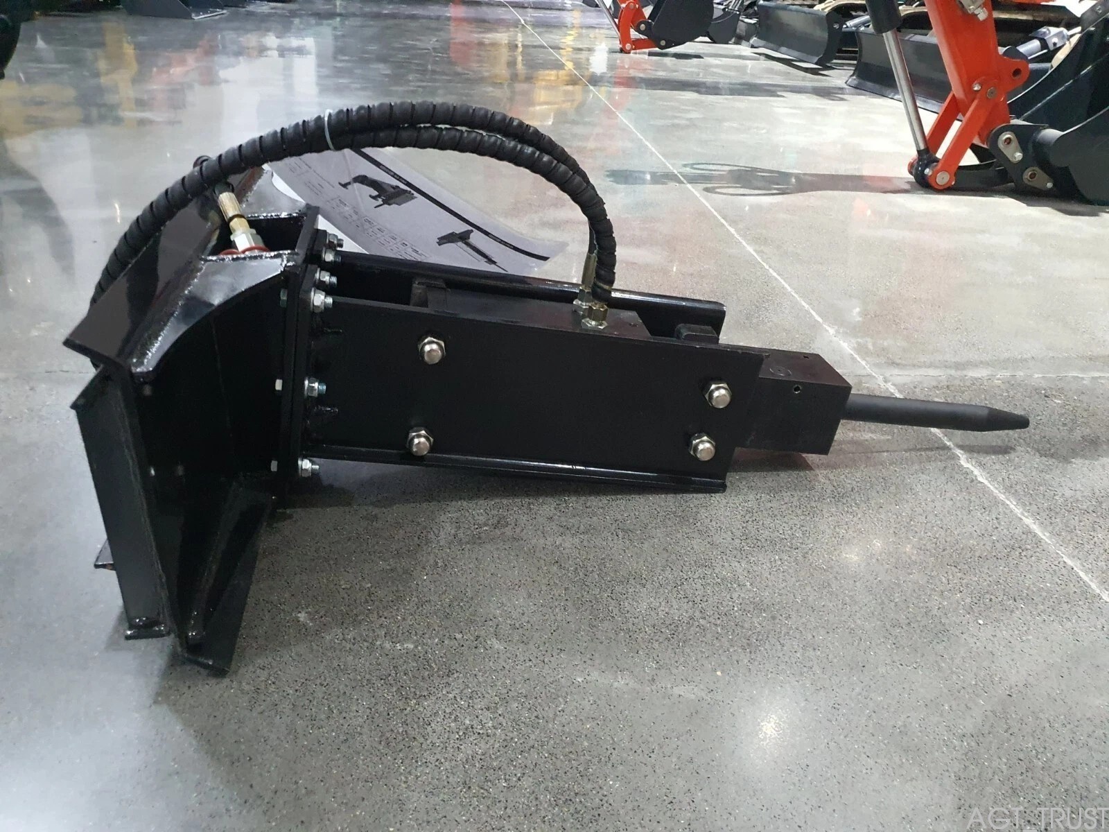 NEW AGT M-HMR Breaker Hammer Attachment for AGT Mini Skid Steer Loaders NEW AGT M-HMR Breaker Hammer Attachment for AGT Mini Skid Steer Loaders