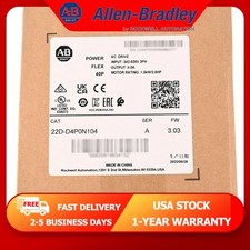 NEW AB 22D-D4P0N104 PowerFlex 40P- 1.5 kW (2 HP) AC Drive US Same Day Ship picture
