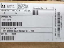 Healthmark SST-2315 Sterilization Container Red, 25