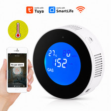 Tuya WiFi Natural Combustible Gas Leak Safety Home Alarm Sensor APP Alert Push picture
