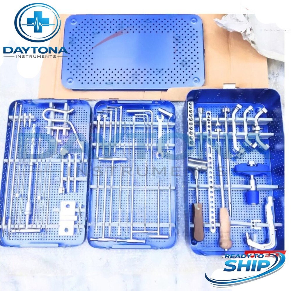 Tibia Expert Nails Instrument Set with Sterilization Box Excellent Quality Tibia Expert Nails Instrument Set with Sterilization Box Excellent Quality