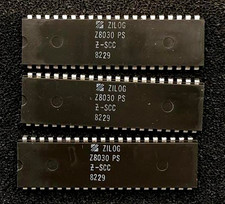 Zilog Z8030 PS Z-SCC Serial Communications Controller IC DIP-40 Vintage NOS Lot picture