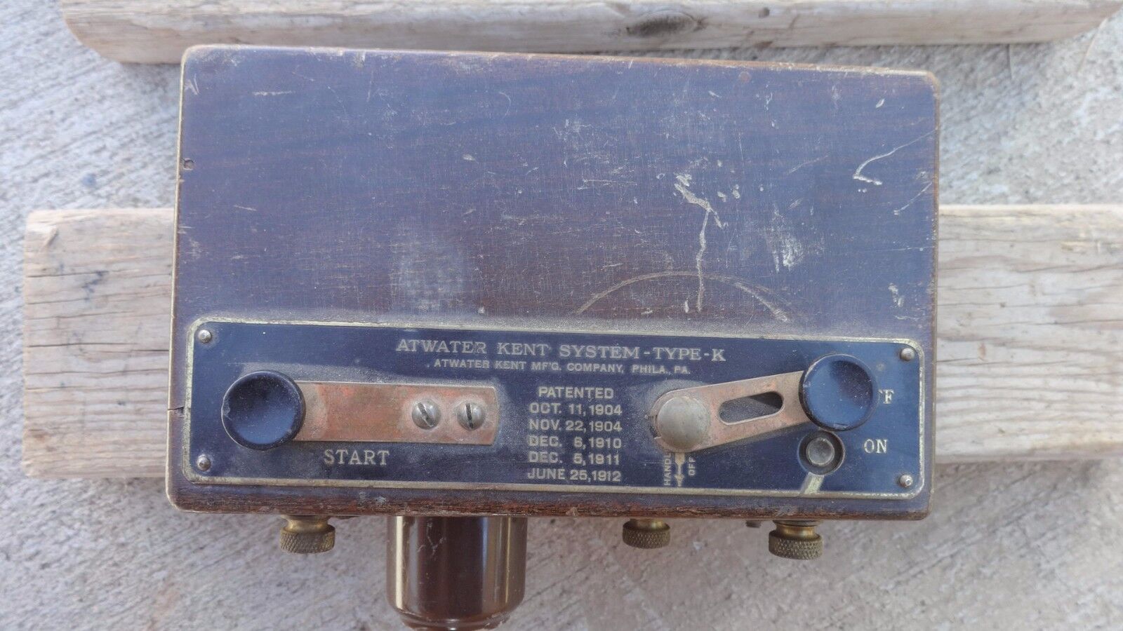 Vintage ATWATER KENT Type K IGNITION SYSTEM / SWITCH / COIL BOX Original 
