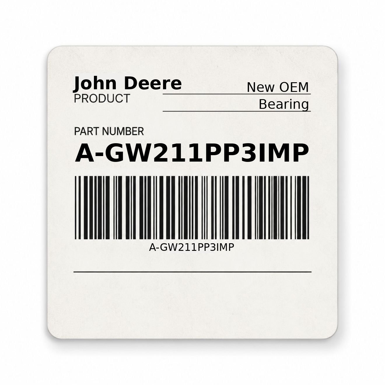 A-GW211PP3IMP Bearing Surplus John Deere A-GW211PP3IMP Bearing Surplus John Deere