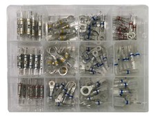 120 Pcs OptiSeal Clear Heat Shrink Seal Crimp Wire Terminal Connector Assortment picture