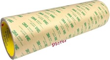 3M 468MP Adhesive Transfer Tape, Bonding & Laminating, Clear, 12 in x 5 yds picture