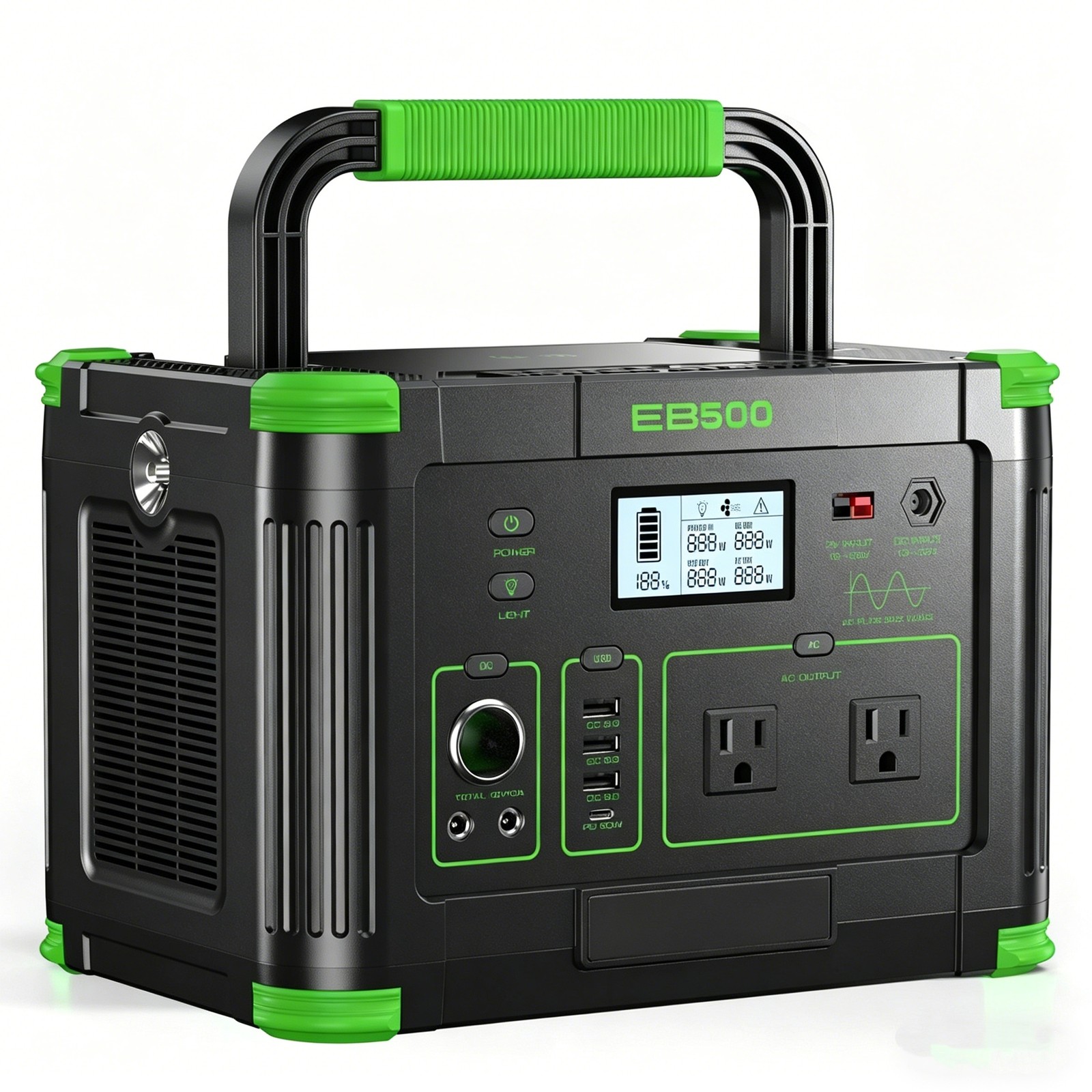 500W All-round Power Station Portable 519Wh With AC Outlet/DC Ports/USB Ports 500W All-round Power Station Portable 519Wh With AC Outlet/DC Ports/USB Ports