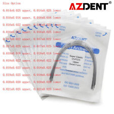 10 PCS AZDENT Dental Ortho Super Elastic Niti Arch Wires Rectangular Ovoid form picture