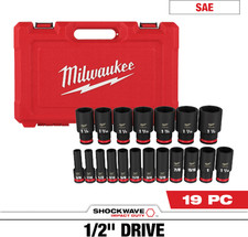 Milwaukee 49-66-7012 19PC SHOCKWAVE Impact Duty 1/2