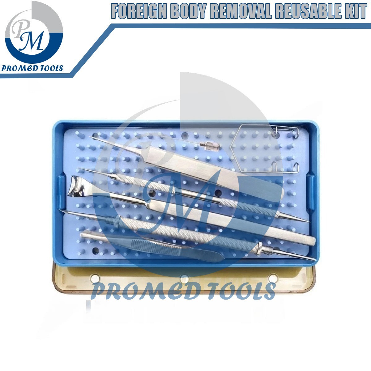 8 Pcs Foreign Body Removal Reusable Kit for Ophthalmic Procedure Surgical Kit 8 Pcs Foreign Body Removal Reusable Kit for Ophthalmic Procedure Surgical Kit