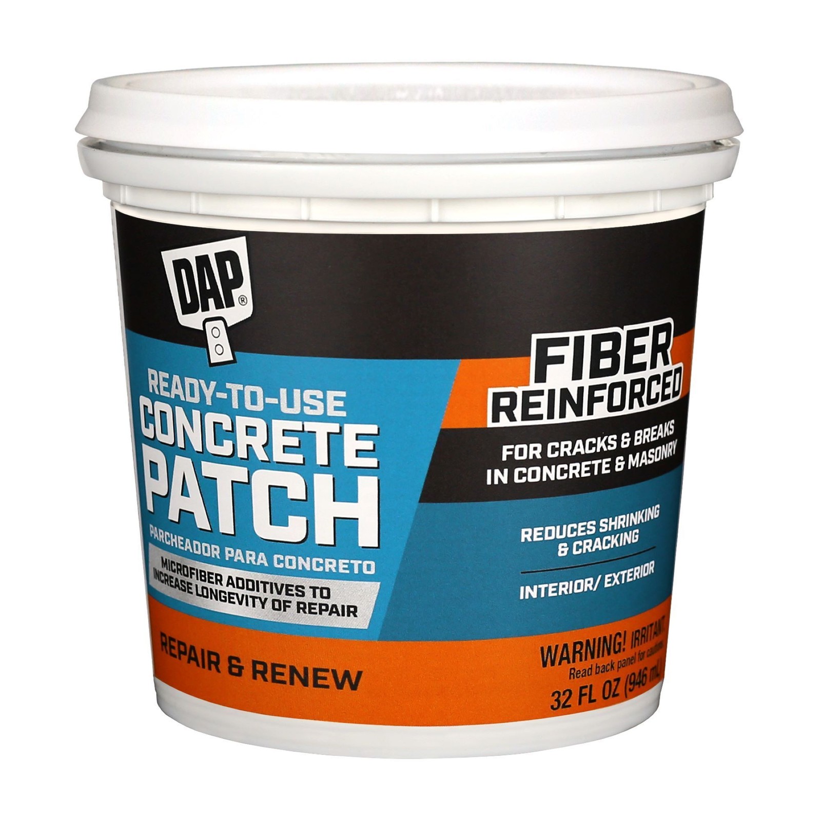 DAP Ready-Mixed Concrete Patch, 32 fl oz, Gray, Model# 7079831084