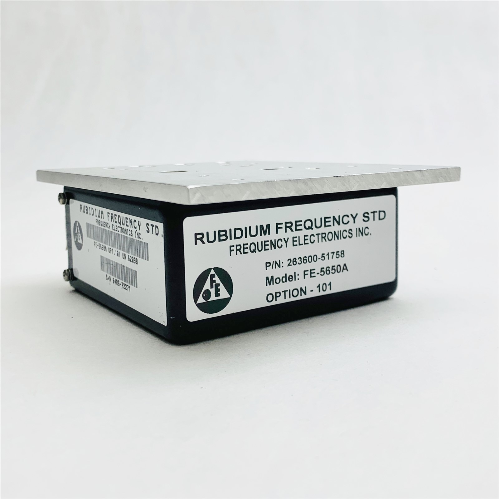 Frequency Electronics FE-5650A Option: 101 Std Rubidium Oscillator 263600-51758