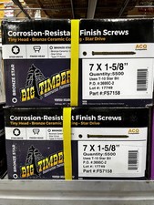 Finish Screw #7 x 1-5/8