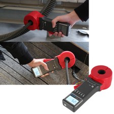 Clamp Ground Earth Resistance Tester Meter 0.01 to 200 Measuring Range LCD picture