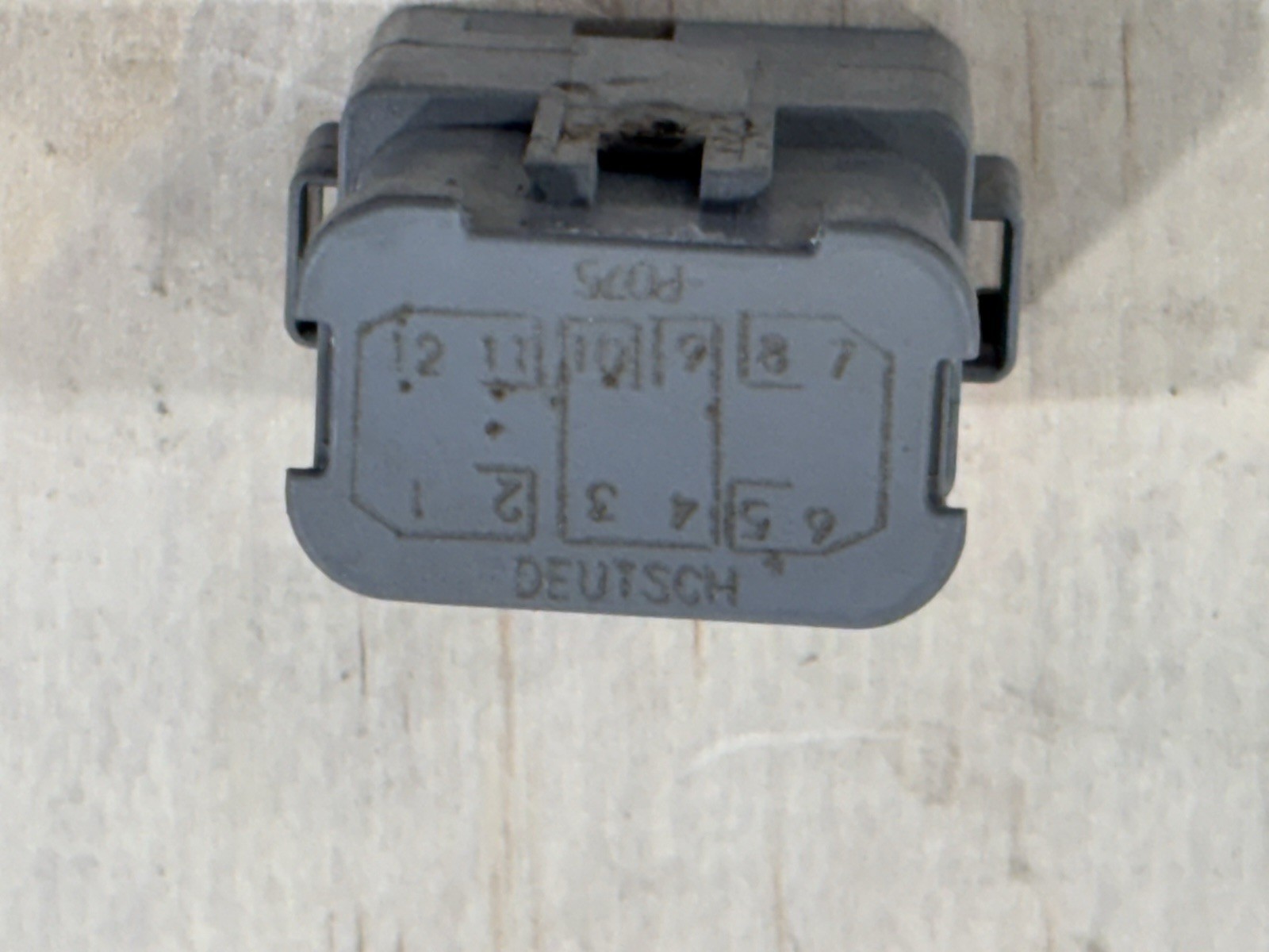 Pair Of Used Deutsch DT04-12P 3x4 Buss Connectors For CAN Buss Splicing. Pair Of Used Deutsch DT04-12P 3x4 Buss Connectors For CAN Buss Splicing.