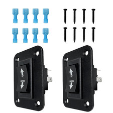 2Pcs up down Momentary Reverse Switch DPDT -Off- 4-Pin Rocker Switch 30A 12V DC picture