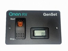 Onan Silent Remote Start Switch & Digital Hour Meter 12 Volt Gas LP Propane Pane picture