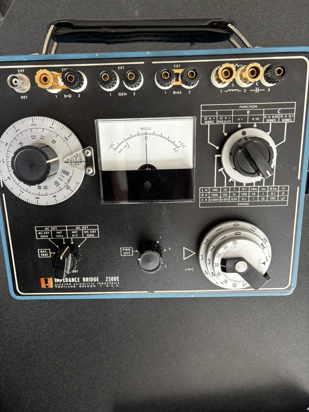 Electro Scientific Industries Portable Impedance Bridge 250DE