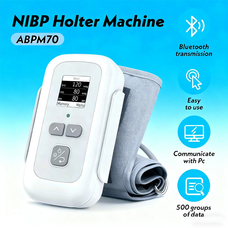 CONTEC ABPM70 Ambulatory Blood Pressure Monitor  Upper Arm NIBP Holter Machine