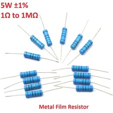 5W Big Power Metal Film Resistor ±1% - Full Range of Values ( 1Ω to 1MΩ ) picture
