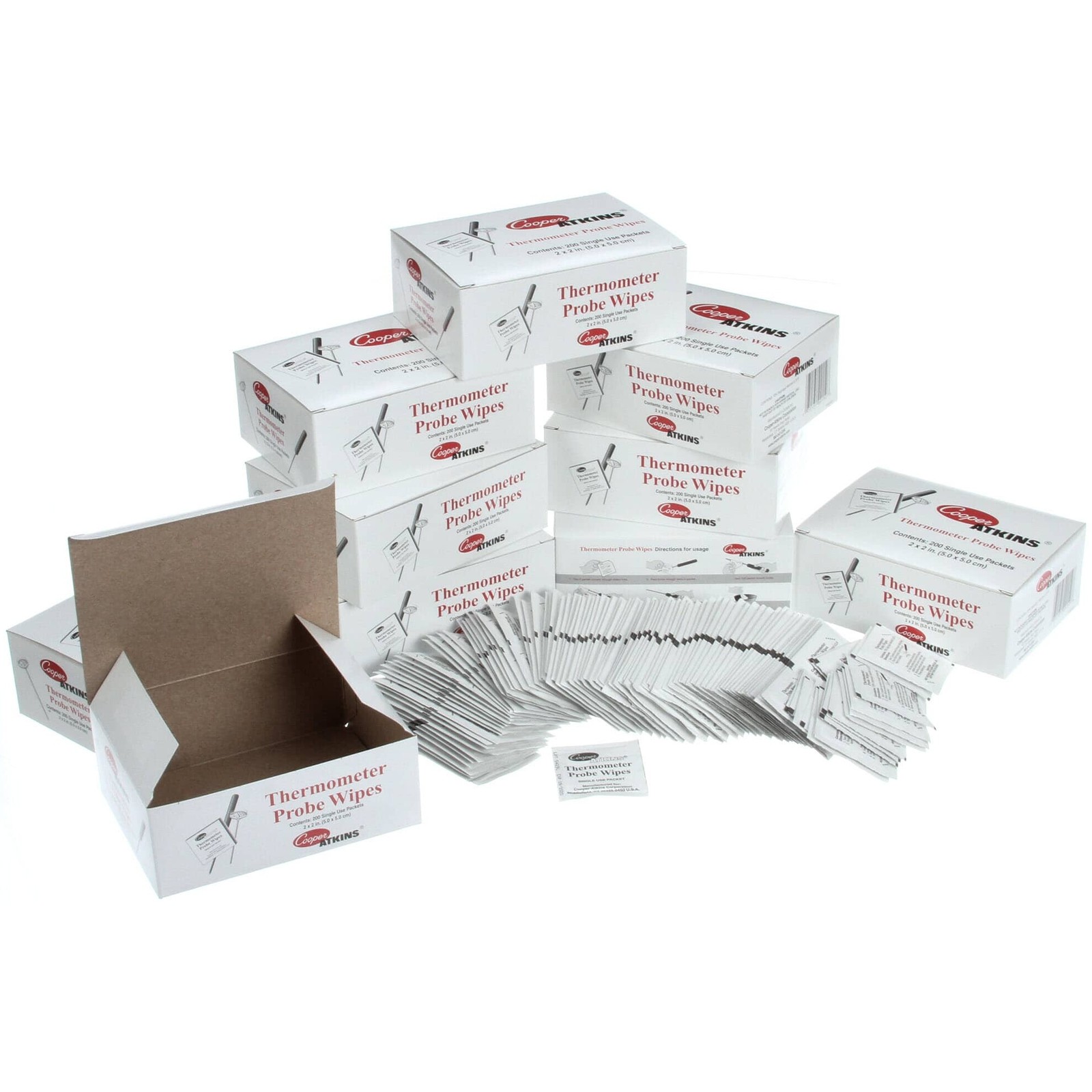 Cooper-Atkins CooperAtkins 915008 Probe Wipes Carton W/ 10Dispenser Cooper-Atkins CooperAtkins 915008 Probe Wipes Carton W/ 10Dispenser
