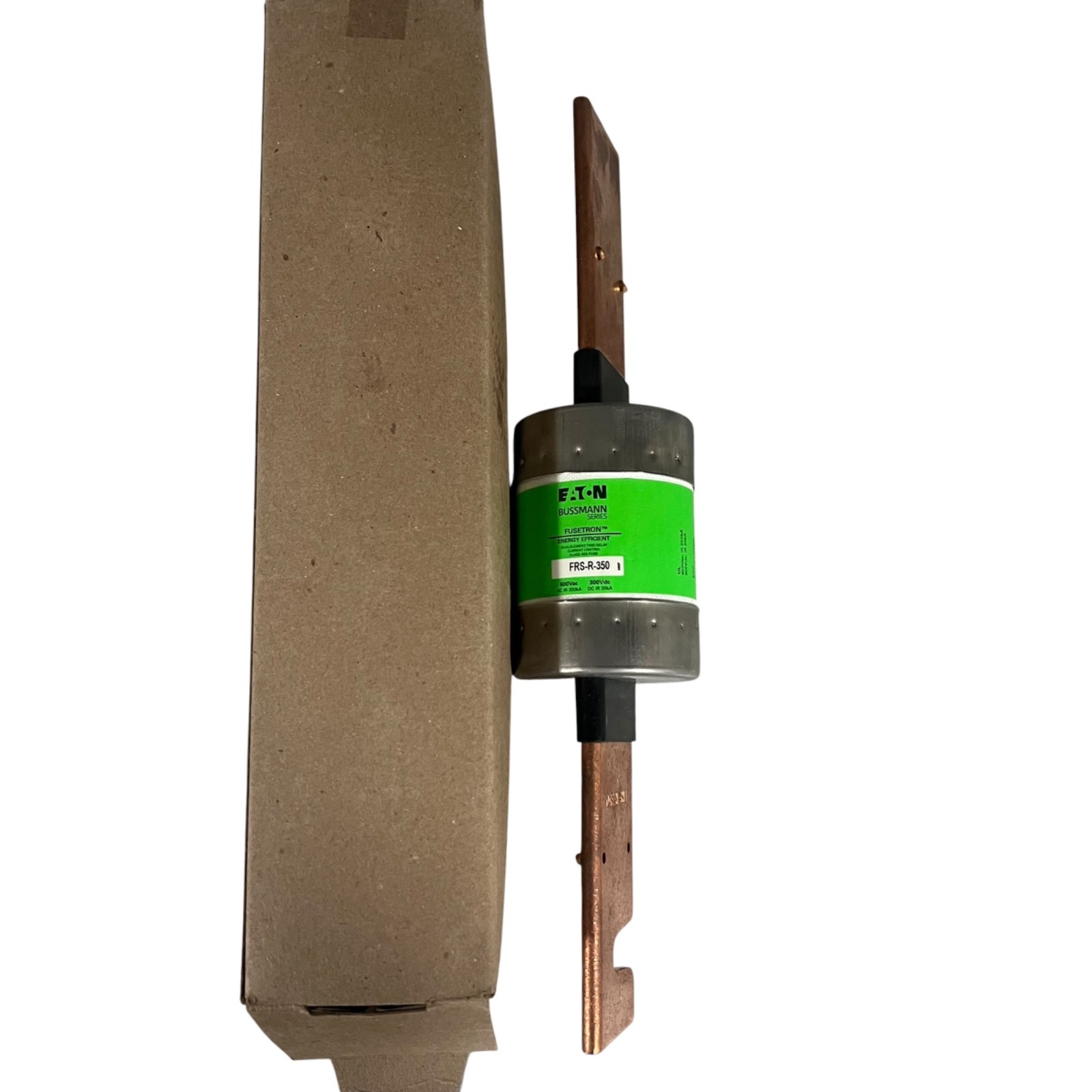 Eaton Bussmann FRS-R-350 Fusetron Class RK5 Blade Fuse, Time-Delay, Dual-Element Eaton Bussmann FRS-R-350 Fusetron Class RK5 Blade Fuse, Time-Delay, Dual-Element