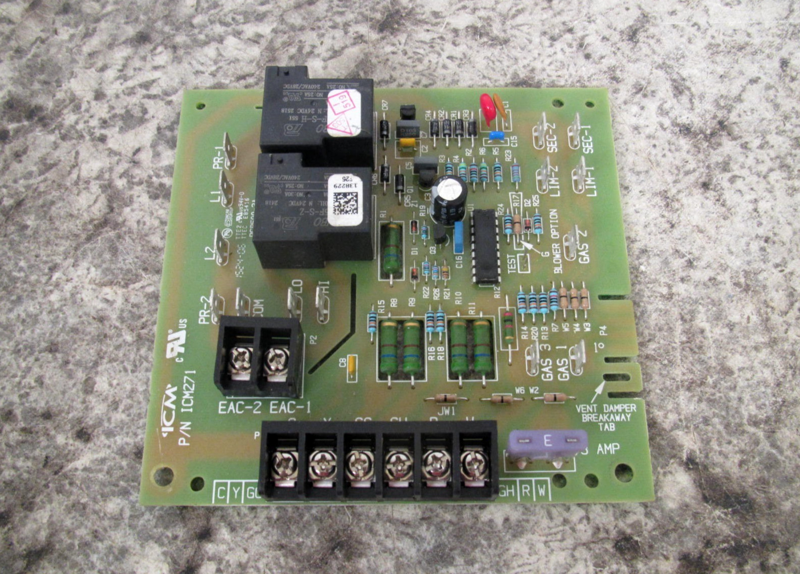 ICM ICM271 / ICM271C / Carrier HH84AA020 Furnace Control Circuit Board Used