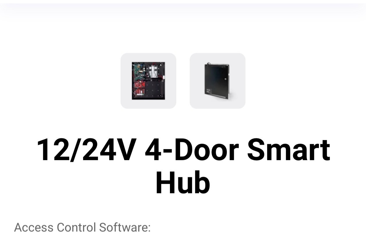 Avigilon 12-24V 4-Door Smart Hub Avigilon 12-24V 4-Door Smart Hub