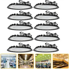 10Pack 300W UFO LED High Bay Light Fixture 6000K for Warehouse Factory Gym Shop picture