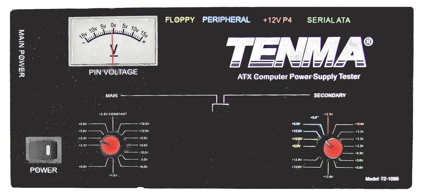 Tenma Model 72-1082 ATX Power Supply Tester Tenma Model 72-1082 ATX Power Supply Tester