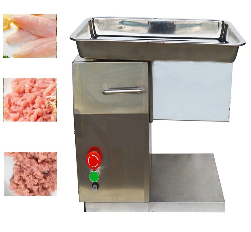 QX 110V 4mm Blade Electric Meat Cutting Machine 250kg/h Output Commercial 550W QX 110V 4mm Blade Electric Meat Cutting Machine 250kg/h Output Commercial 550W
