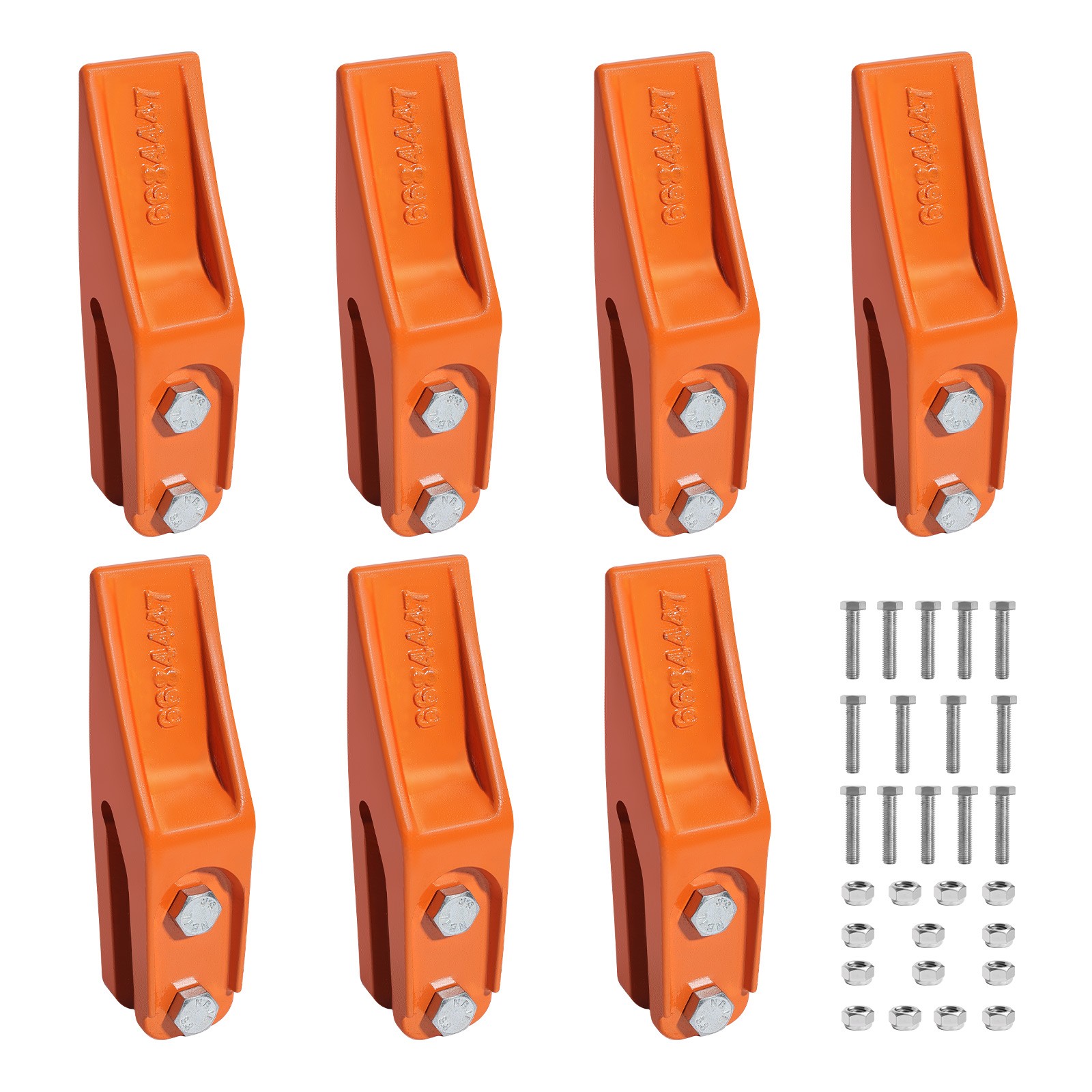 Uimoso 7 Pack Bucket Teeth 7.34 Uimoso 7 Pack Bucket Teeth 7.34