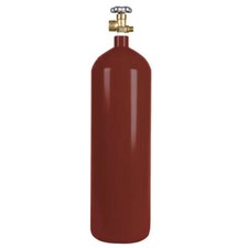 New 60 Cu Ft Steel Inert Gas Cylinder with CGA580 Valve Helium Argon or Nitrogen picture