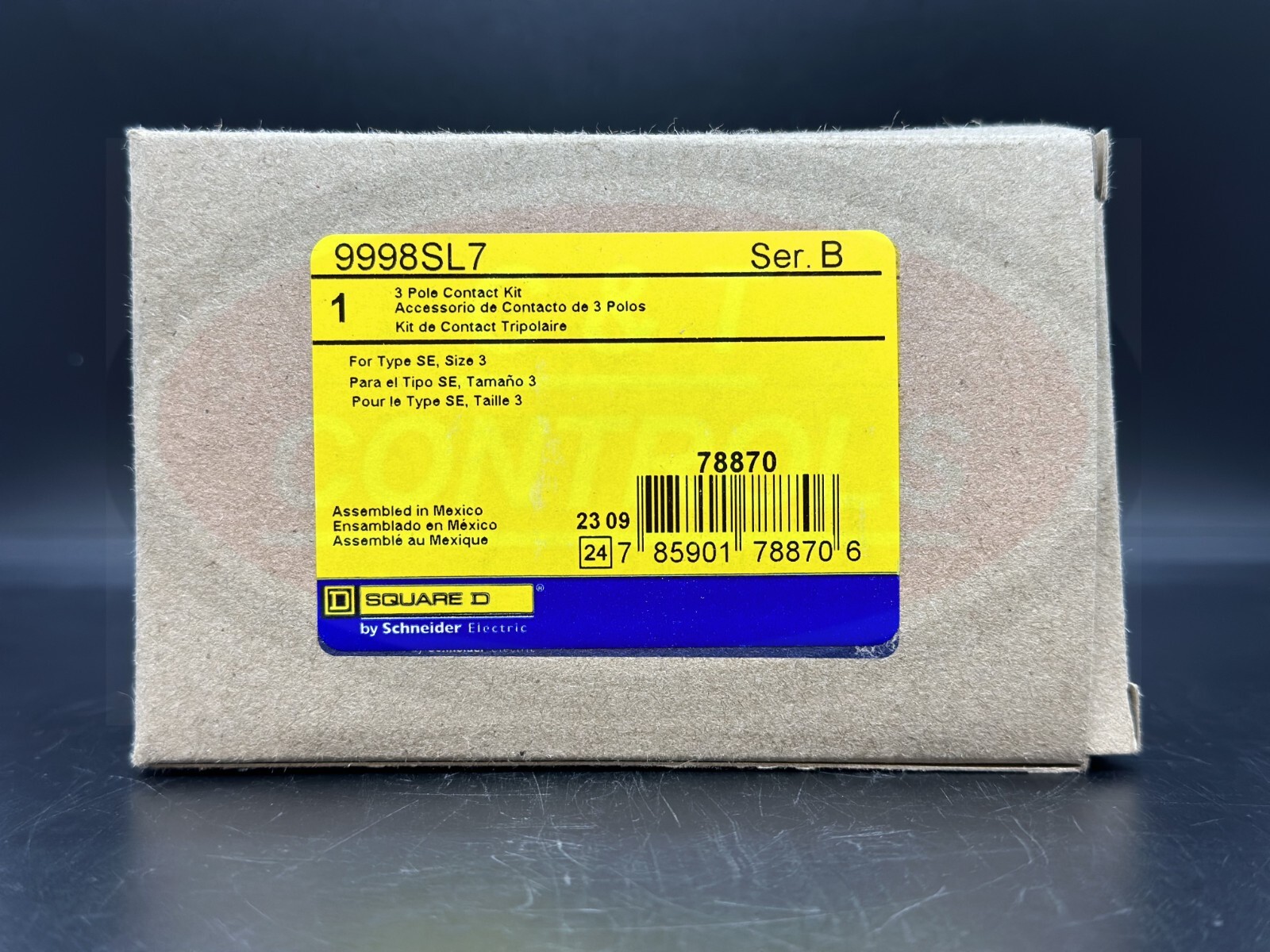 Square D 9998SL7 Size 3 Contact Kit New In Box USA GENUINE OEM Square D 9998SL7 Size 3 Contact Kit New In Box USA GENUINE OEM