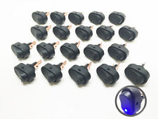 Pactrade Marine 20pcs Blue LED Light On-Off Rocker SPST Switch For Auto Car RV picture