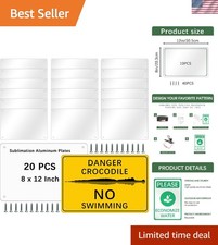 20 pcs 8x12 inch Aluminum Sublimation Signs picture