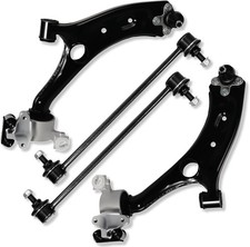 4Pc Front Lower Control Arm with Ball Joints Sway Bar End  for Honda 2017-2022 picture