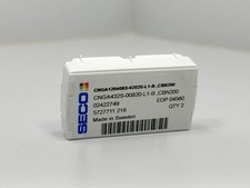 SECO CNGA120408S-02020-L1-B | New Carbide Inserts 04560 | Grade CBN200 | 2pcs picture